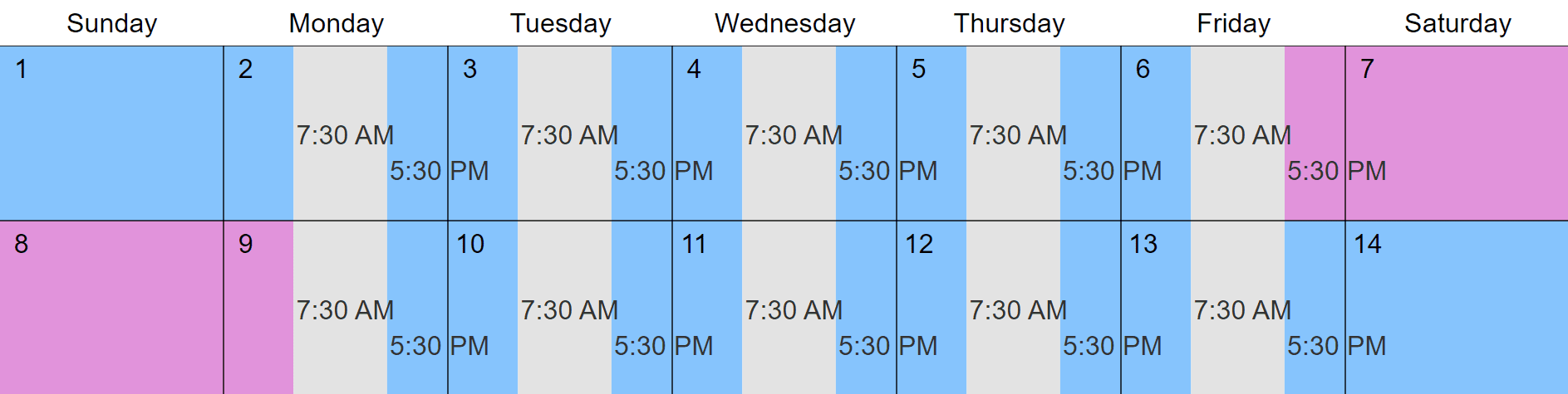 70 30 Custody Visitation Schedules Most Common Examples